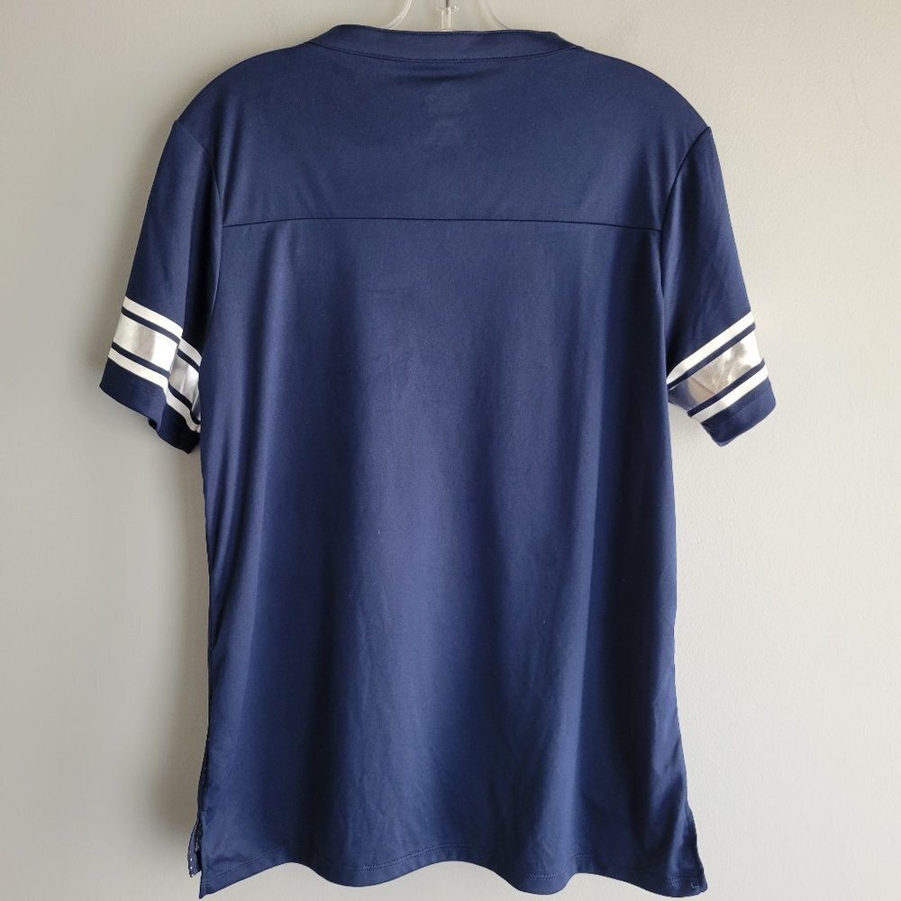 Majestic Women's NFL Draft Me Lace-Up Short-Sleeved Top – Los Angeles Rams - Picture 7 of 9